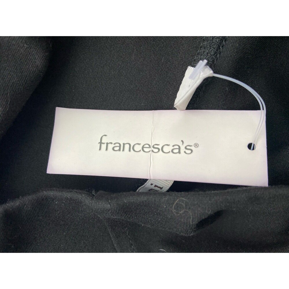 Francesca's Mi Ami Womens Skinny Ponte Legging Pants Size‎ XS Black Stretch Work - Picture 2 of 11